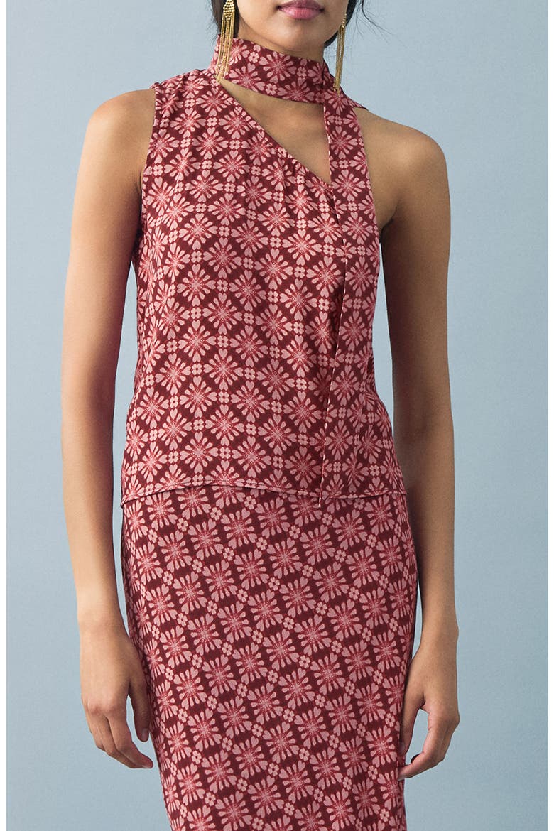 Asymmetric One Shoulder Top, Main, color, PASTEL PINK