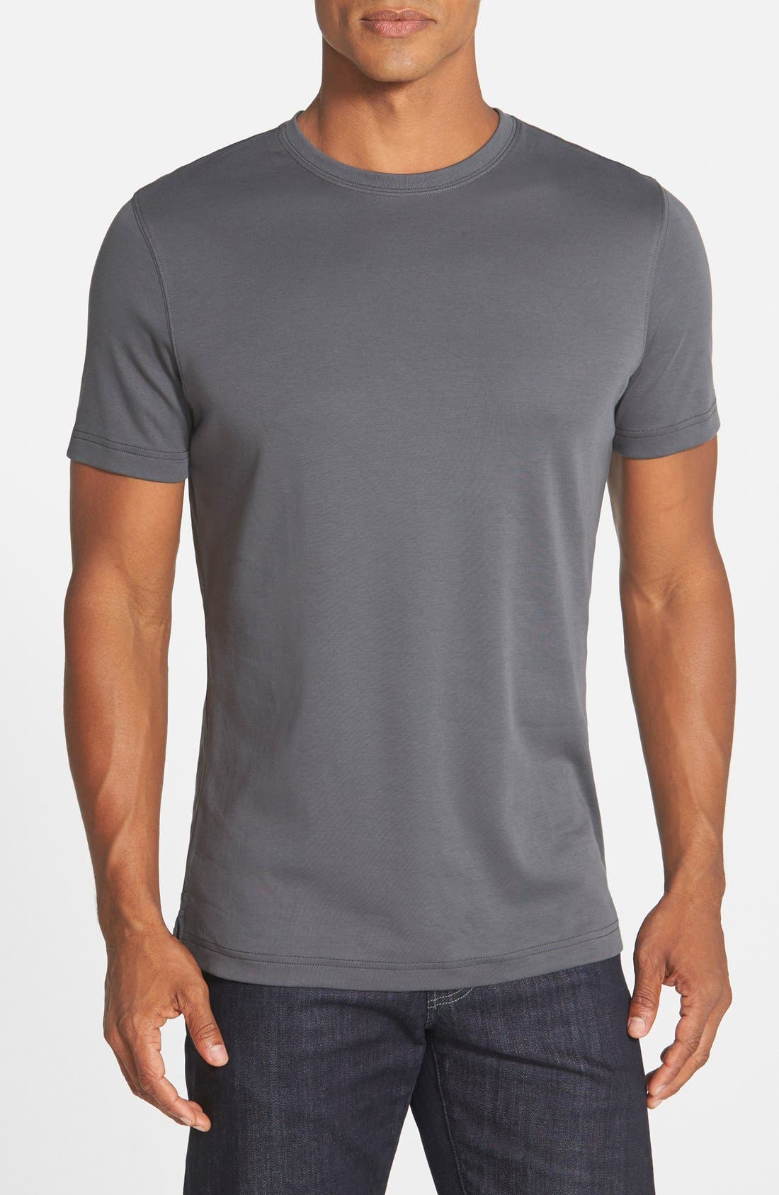 Robert Barakett Georgia Pima Cotton T-shirt In Smoke