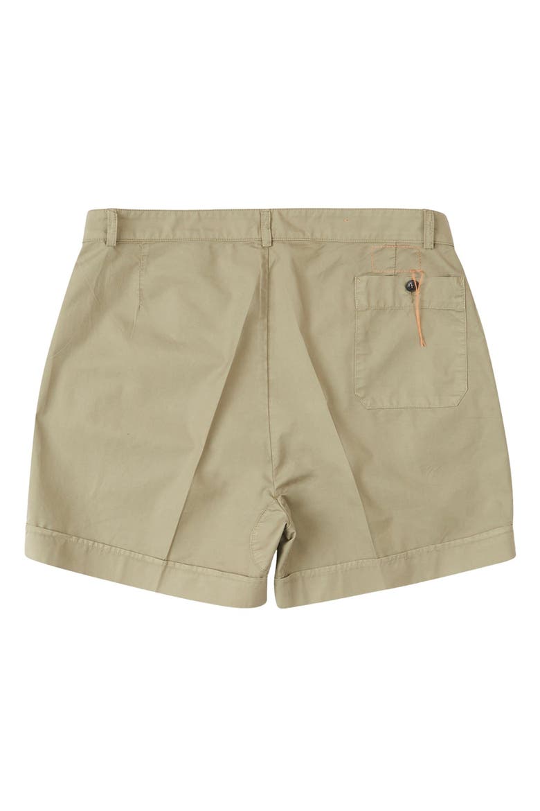 Hautet Cotton Shorts, Alternate, color, GREEN