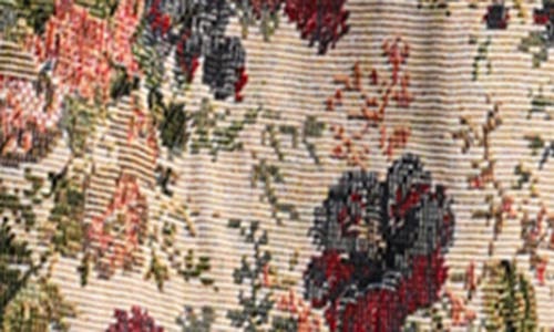 Mila Mae Tapestry Corset Fit & Flare Midi Dress In Multi