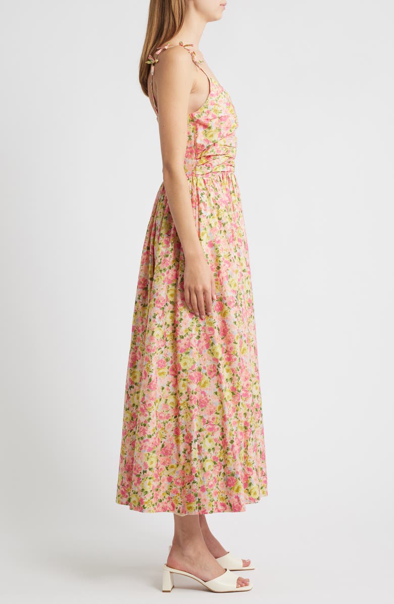 LOVE THE LABEL Micah Floral Cotton Sundress, Alternate, color, 