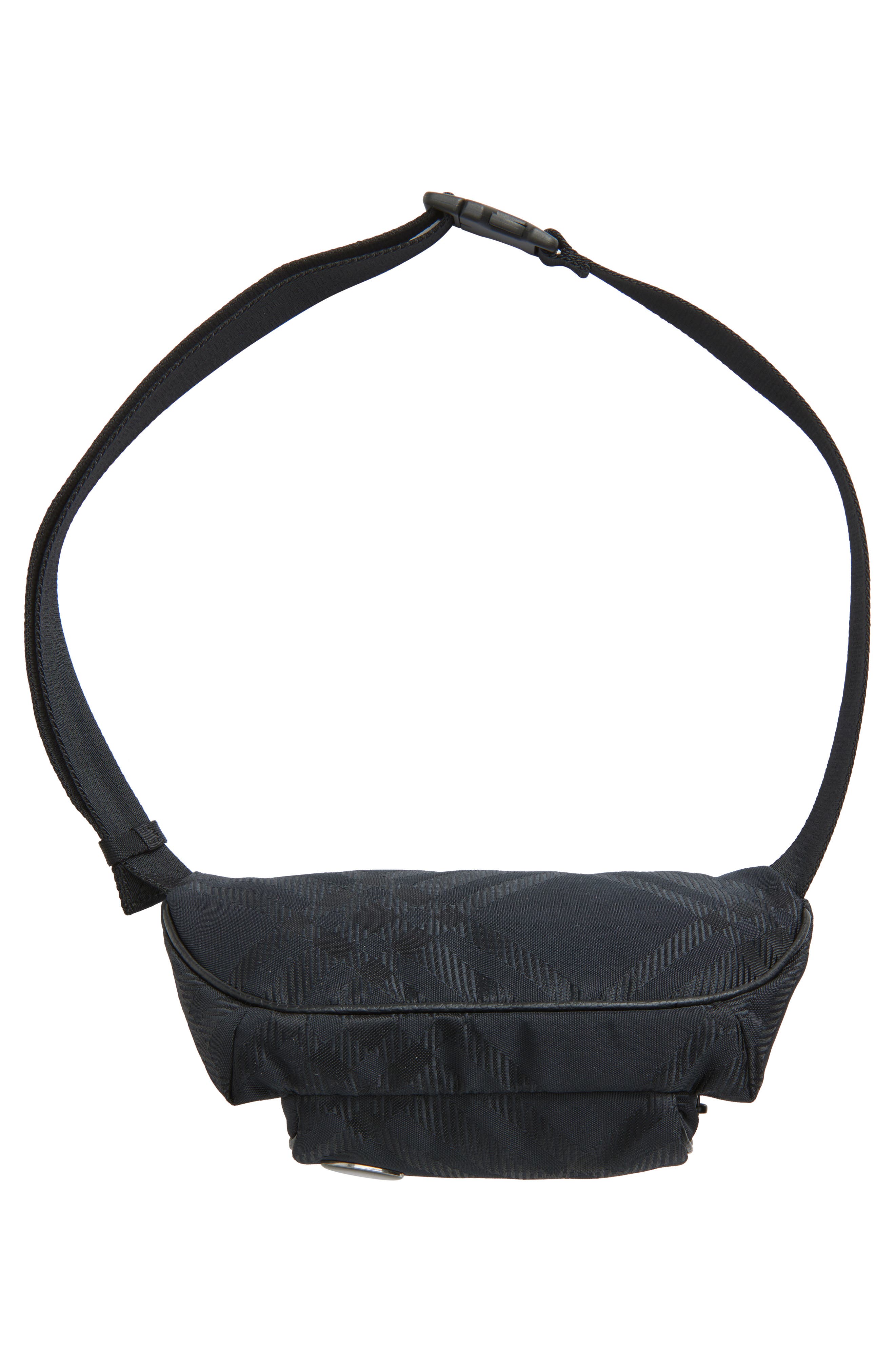 Burberry Small Check Belt Bag, Alternate, color, 