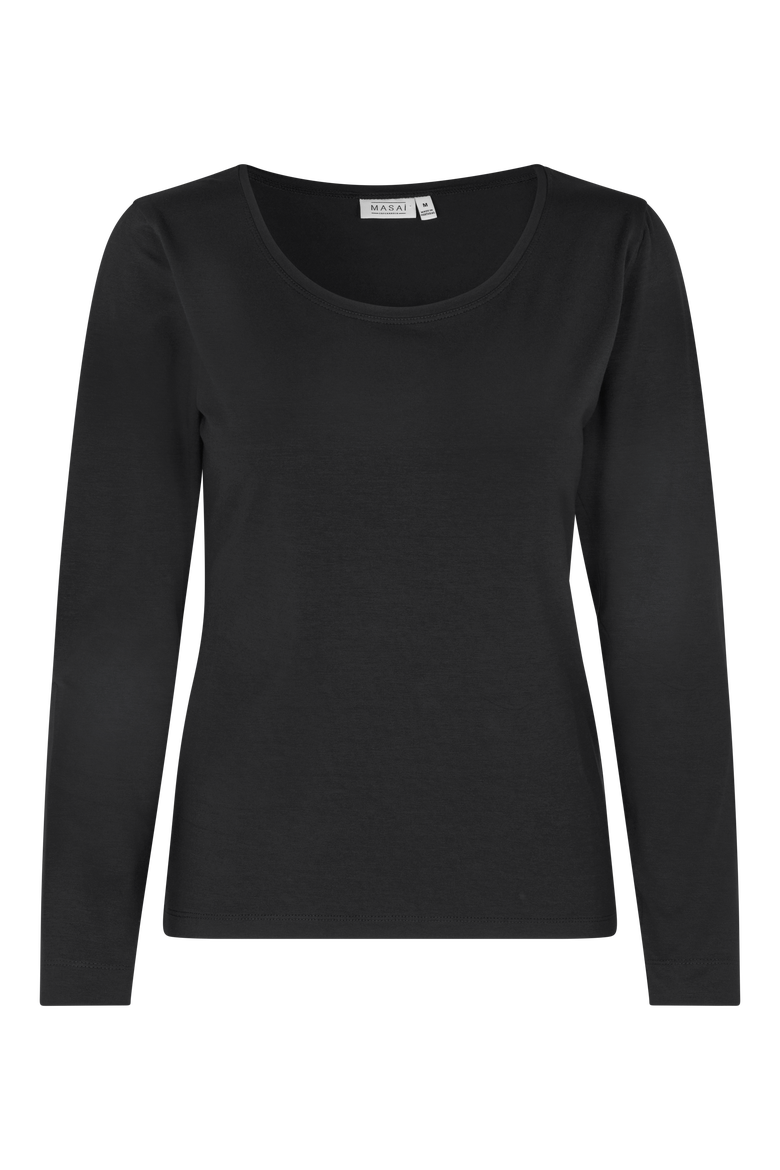 Long Sleeve Top, Alternate, color, Black
