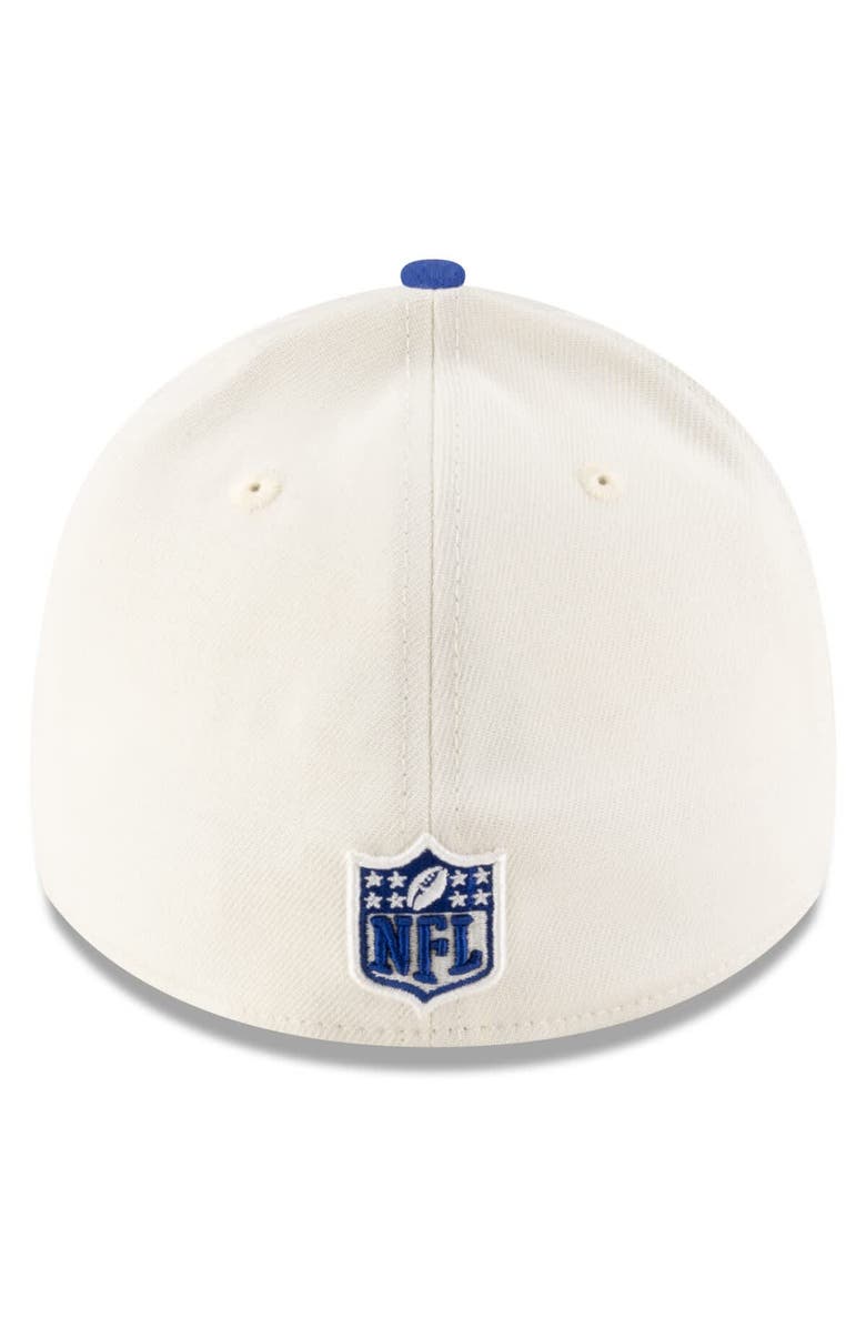New Era Men's New Era Cream/Royal New York Giants 2025 NFL Draft 39THIRTY Flex Hat, Alternate, color, Cream