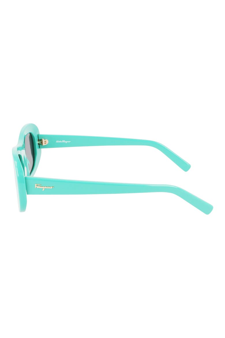 Classic 51mm Oval Sunglasses, Alternate, color, GREEN