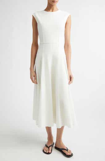 Leroy Stretch Linen & Cotton Blend Crinkle Dress