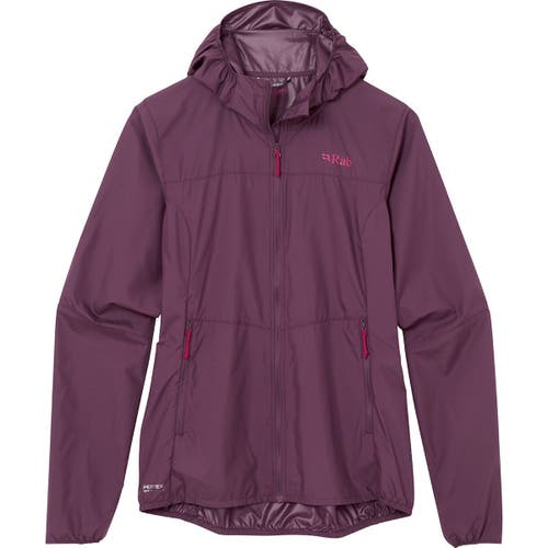 Rab Windgather Hoodie In Blue