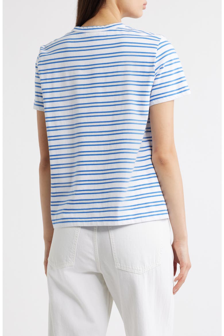 Perfect Crewneck Cotton Jersey T-Shirt, Alternate, color, WHITE