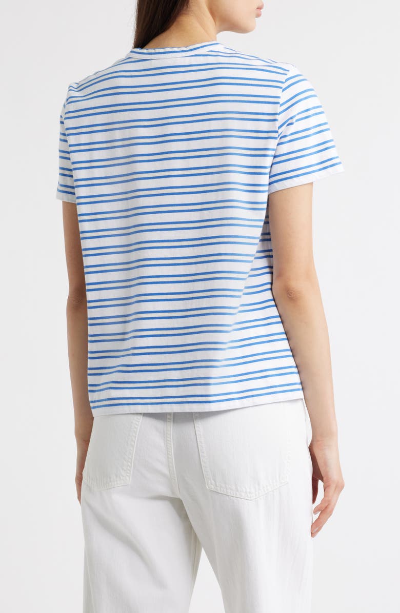 Madewell Perfect Crewneck Cotton Jersey T-Shirt, Alternate, color, White