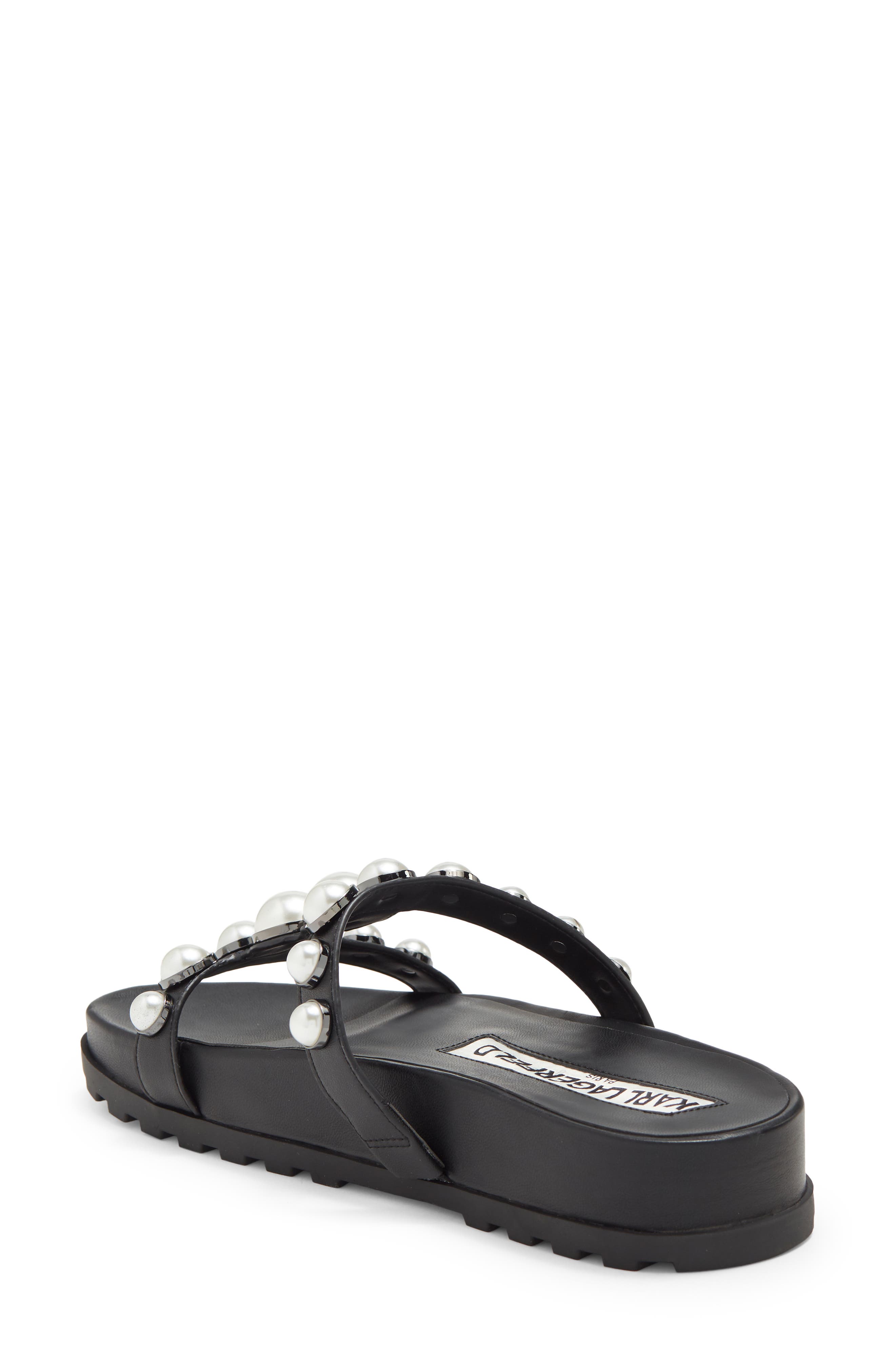 KARL LAGERFELD PARIS Blithe Slide Sandal, Alternate, color, 