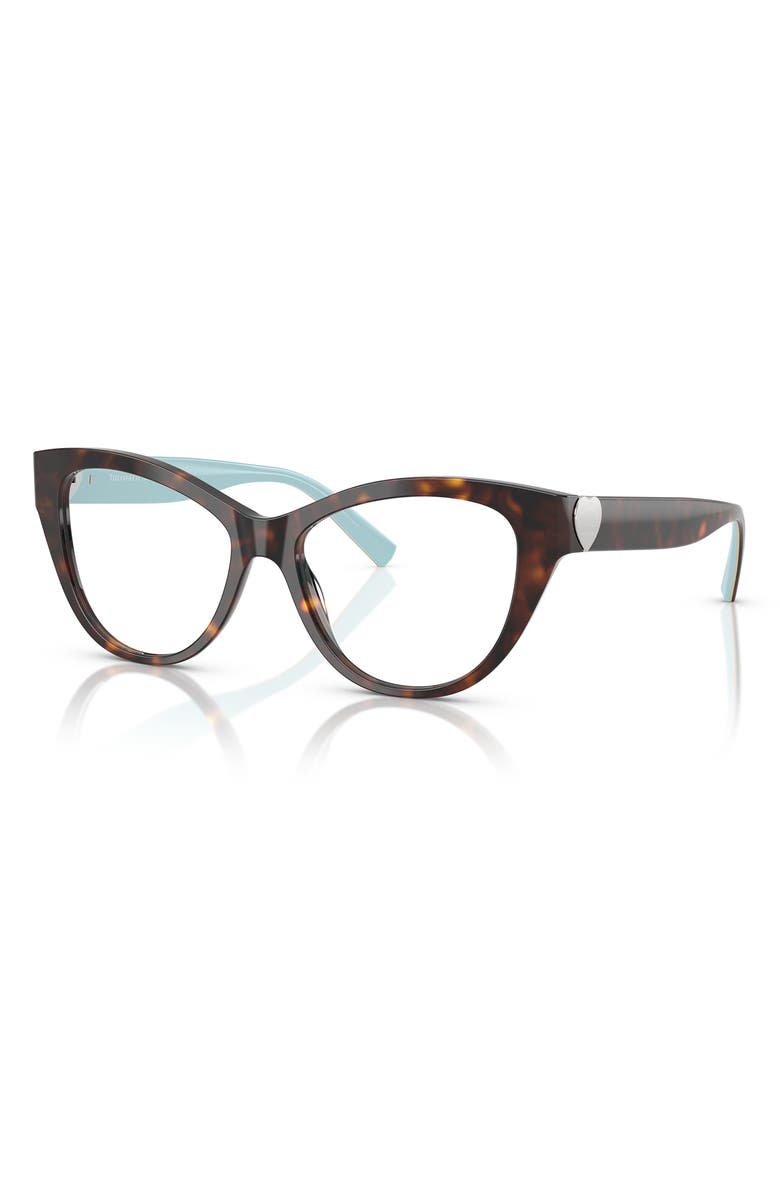 Tiffany & Co. 51mm Cat Eye Optical Glasses, Alternate, color,