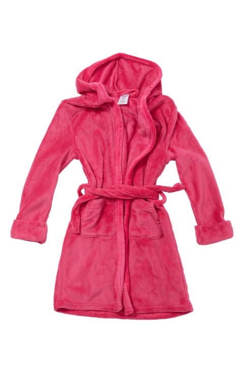 Girls Fleece Hooded Robe with Matching Doll Robe