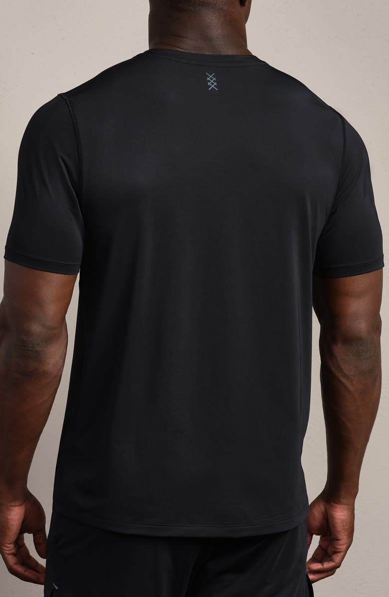 Rhone Endure T-Shirt, Alternate, color, Pure Black