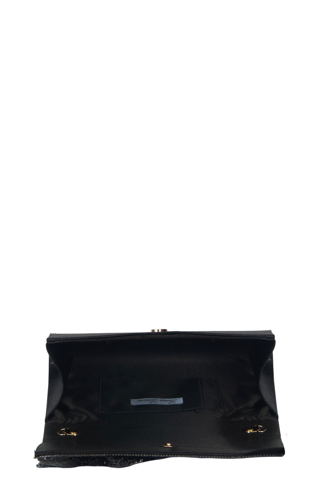 Lauren Lorraine Colleen Clutch, Alternate, color, Black