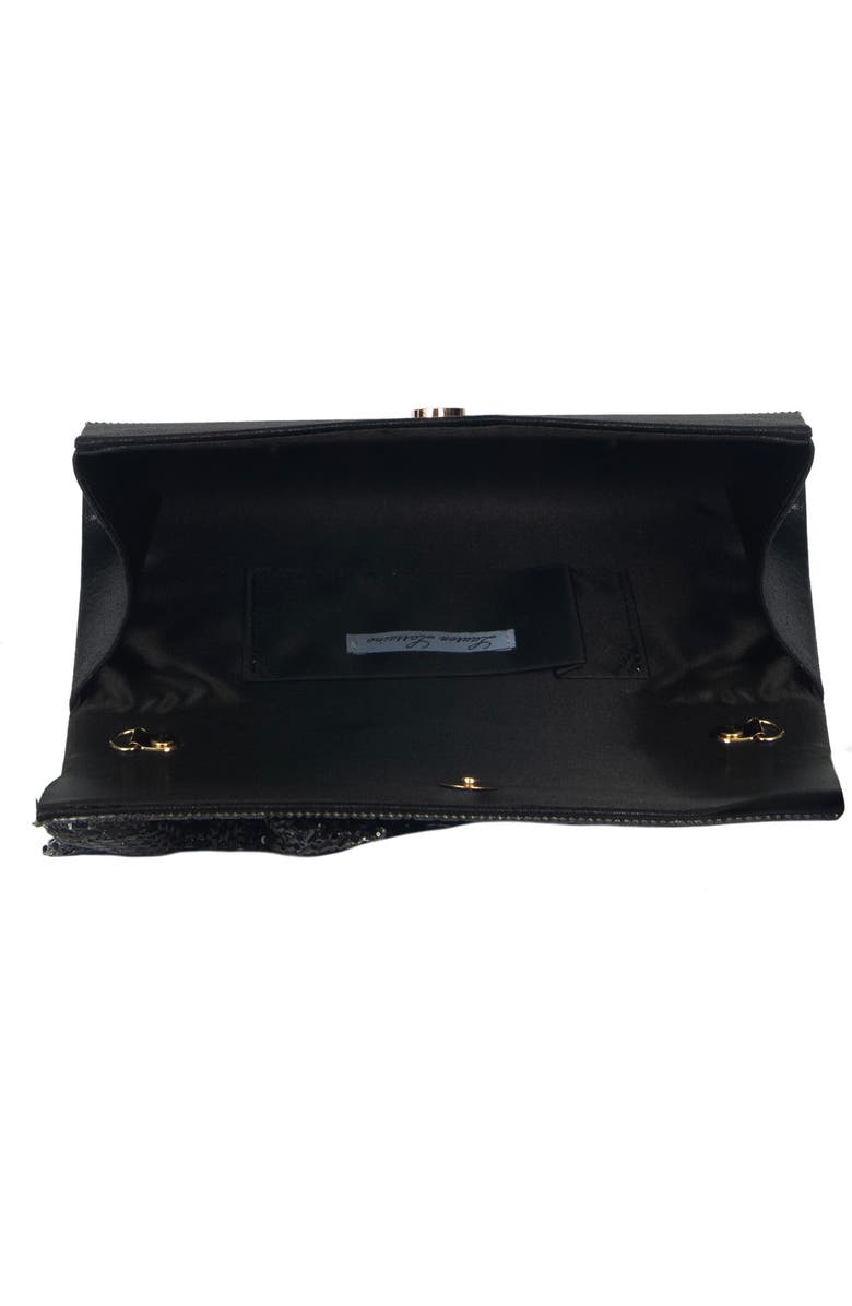 Lauren Lorraine Colleen Clutch, Alternate, color, Black
