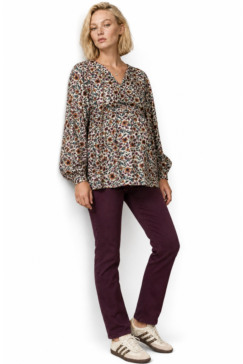 Maternity & Nursing blouse Tess, Alternate, color, Multicolor