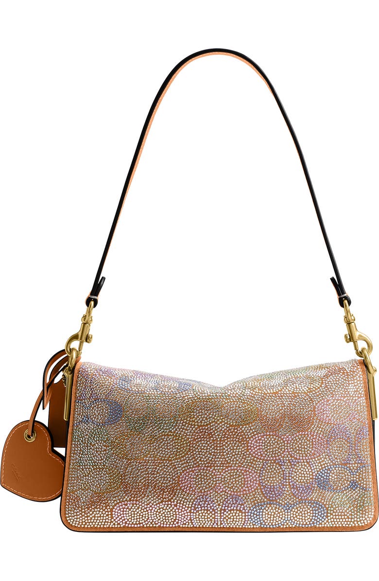 COACH Tabby 26 Signature Crystal Shoulder Bag, Alternate, color, Rainbow Multi