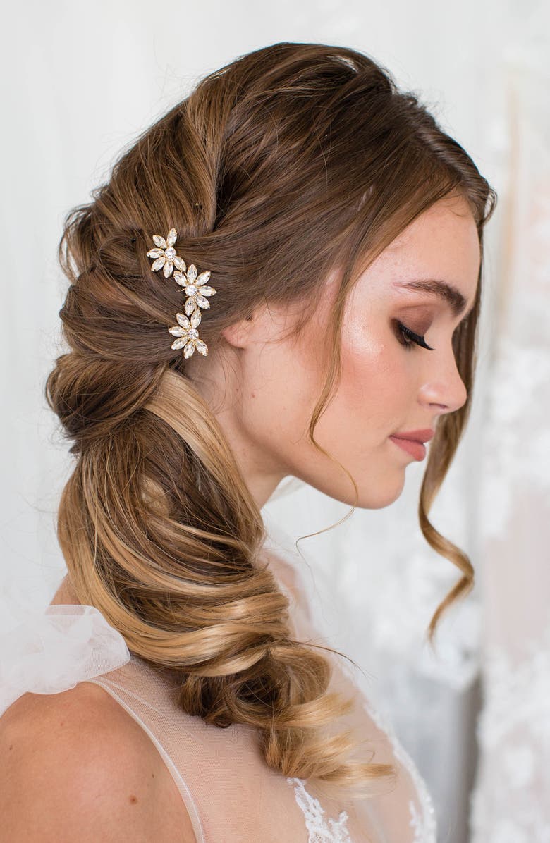 Brides & Hairpins Emmet Comb, Alternate, color, Gold