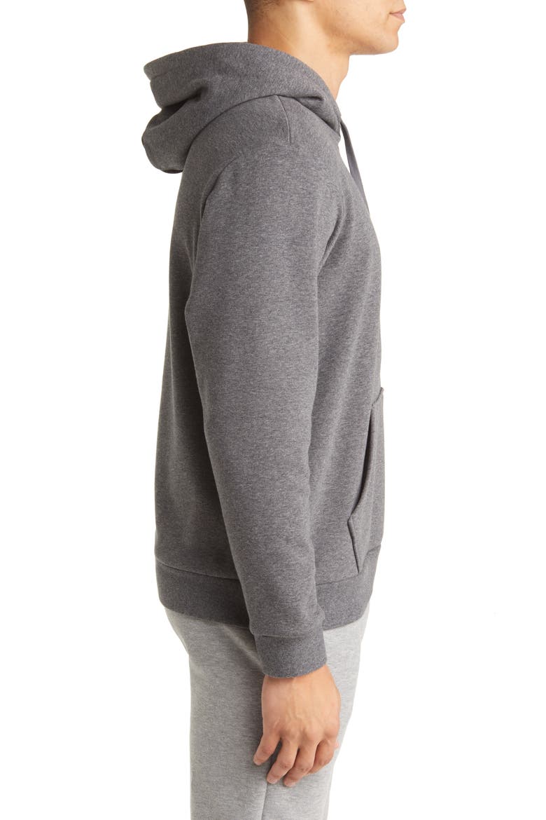 Dax Stretch Fleece Hoodie, Alternate, color, CHARCOAL HEATHER