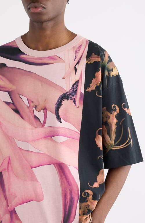 Dries Van Noten Pink Oversized T-shirt In Pink