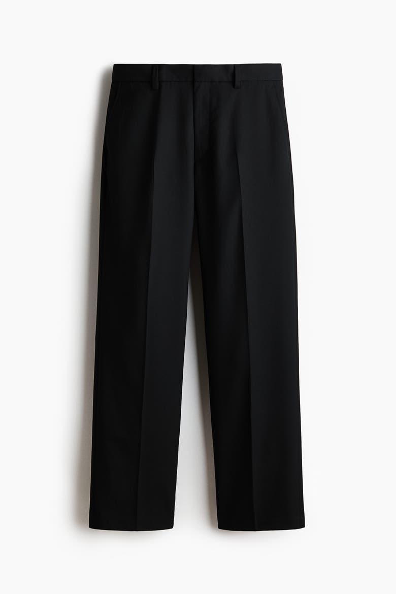 Regular-fit Tailored Pants, Alternate, color, Black