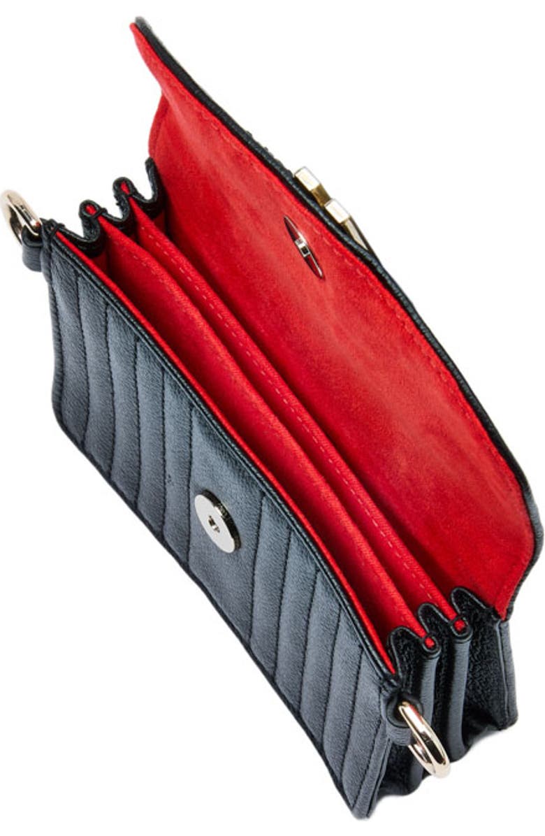 WOLF Mimi Mini Bag with Wristlet & Lanyard, Alternate, color, Black