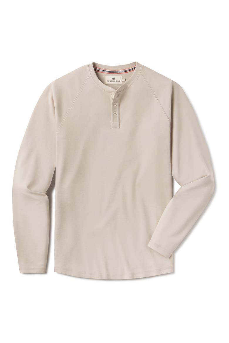 Puremeso Everyday Henley, Alternate, color, PUMICE