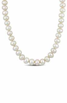 DELMAR 8-9mm Cultured Freshwater Pearl Necklace