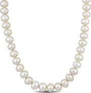 DELMAR 8-9mm Cultured Freshwater Pearl Necklace