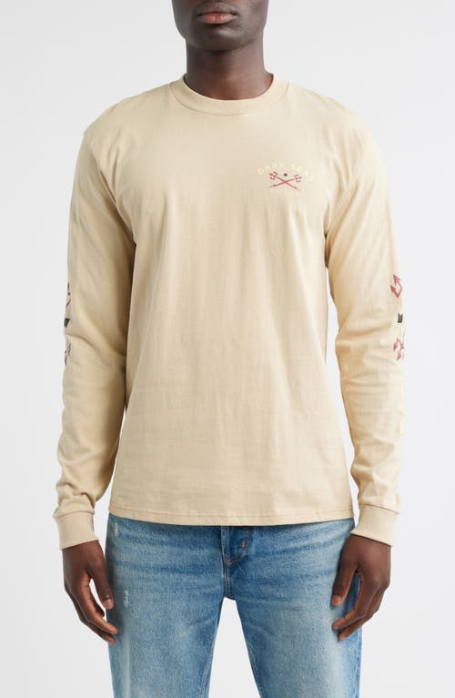 DARK SEAS Headmaster V3 Long Sleeve Graphic T-Shirt in Sand 