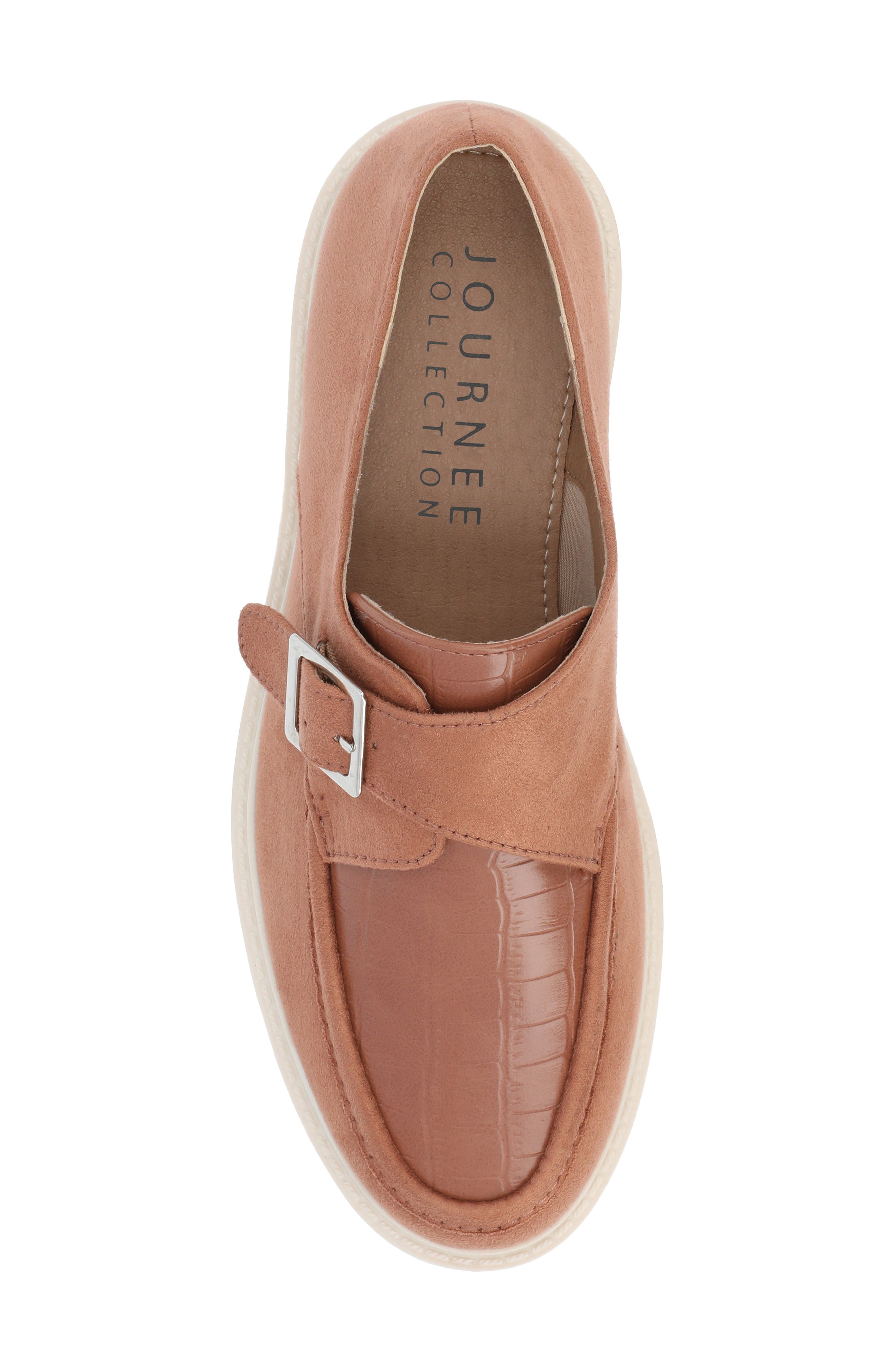 Journee Collection Azula Lug Loafer, Alternate, color, Tan