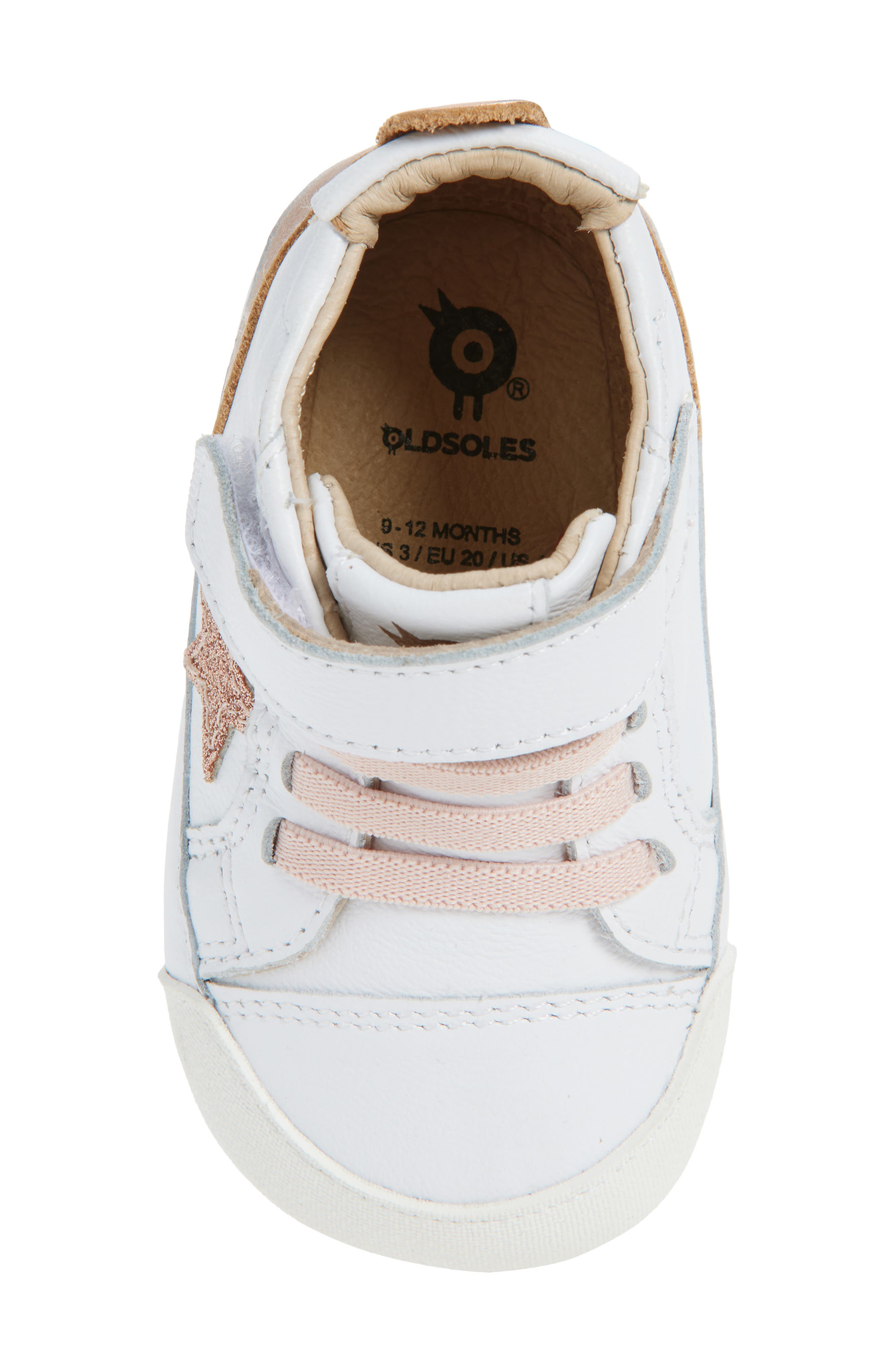 OLD SOLES Kids' Platinum Bub Sneaker, Alternate, color, Snow/Copper/Glam