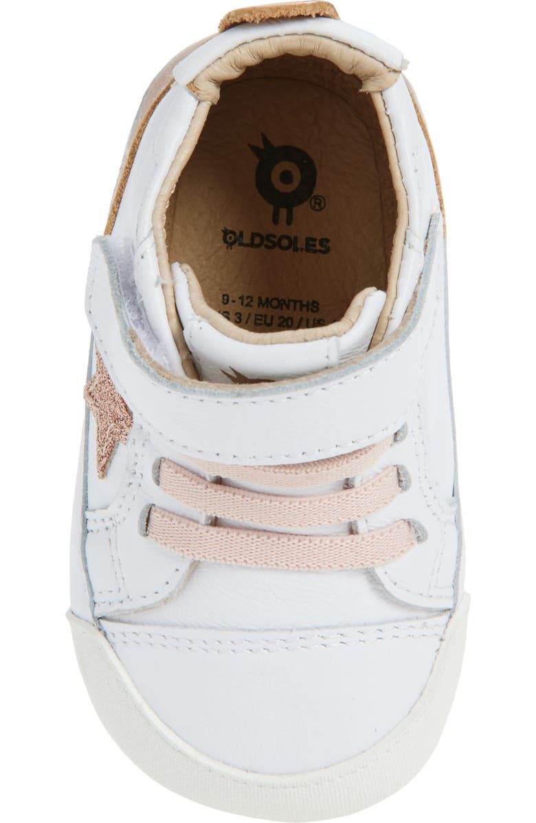 OLD SOLES Kids' Platinum Bub Sneaker, Alternate, color, Snow/Copper/Glam