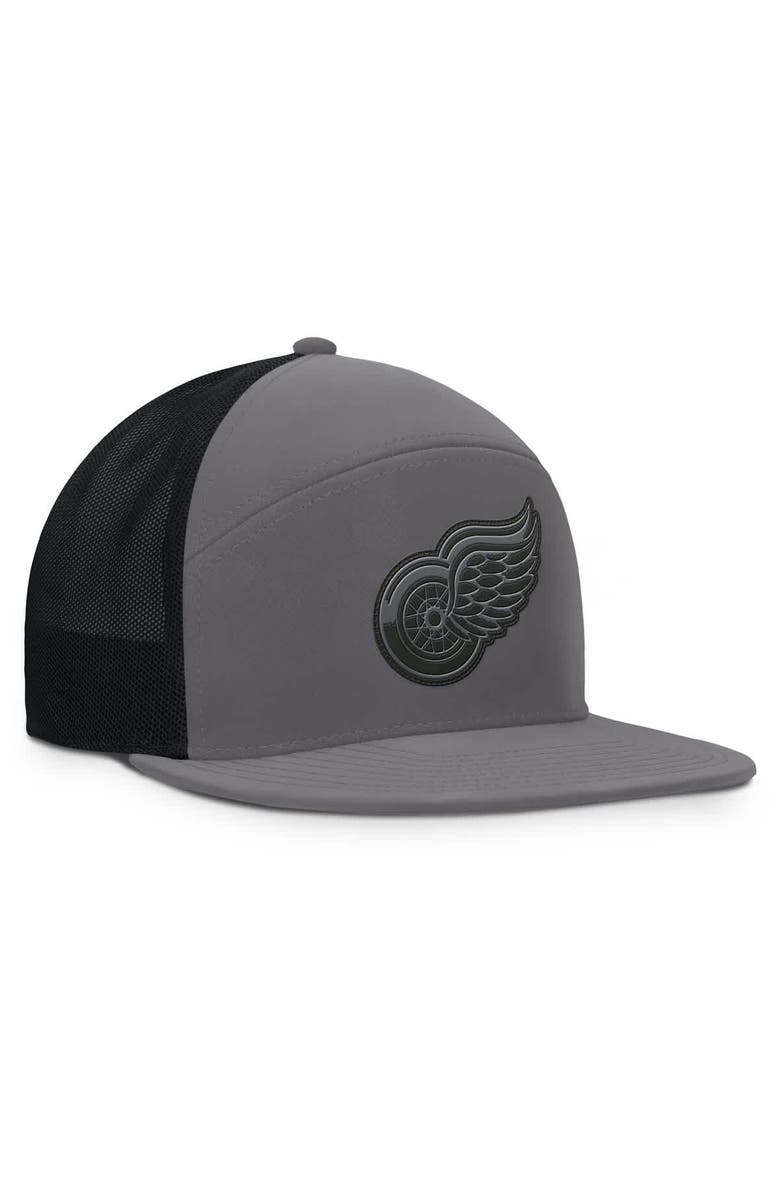 FANATICS Men's Fanatics Charcoal Detroit Red Wings Fairweather Adjustable Hat, Alternate, color, Charcoal
