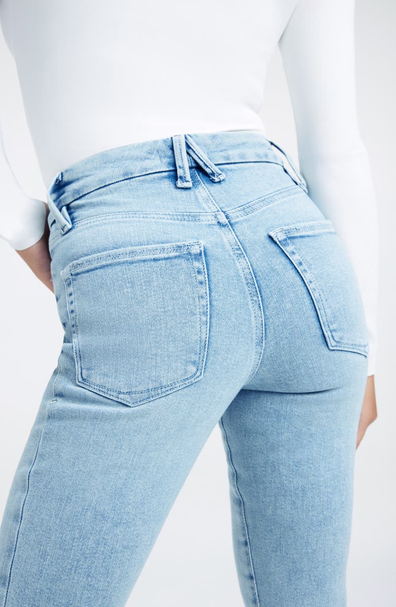 Good American Good Legs Flare Jeans, Alternate, color,