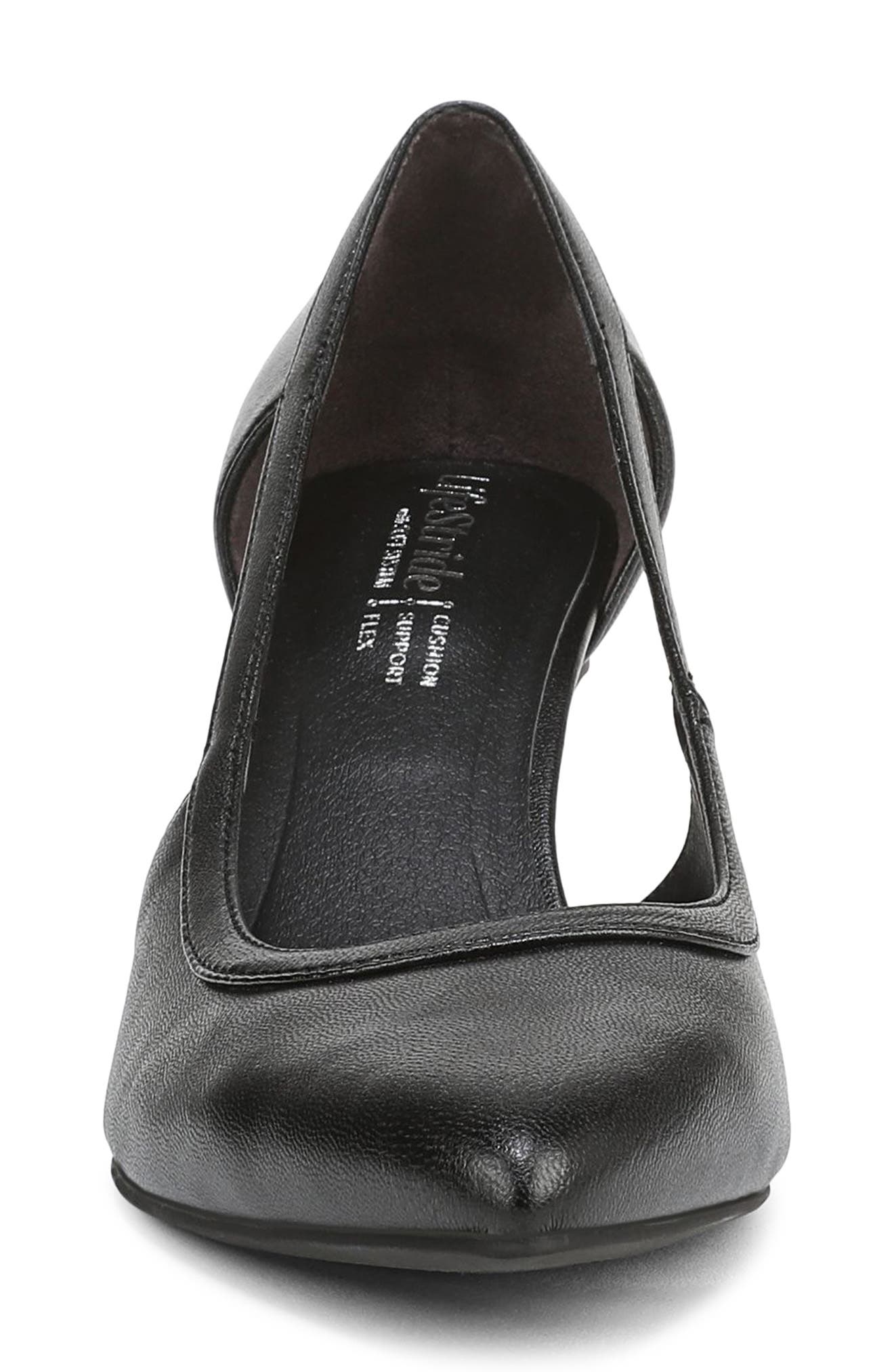LifeStride Alma Pointed Toe Pump, Alternate, color, Black