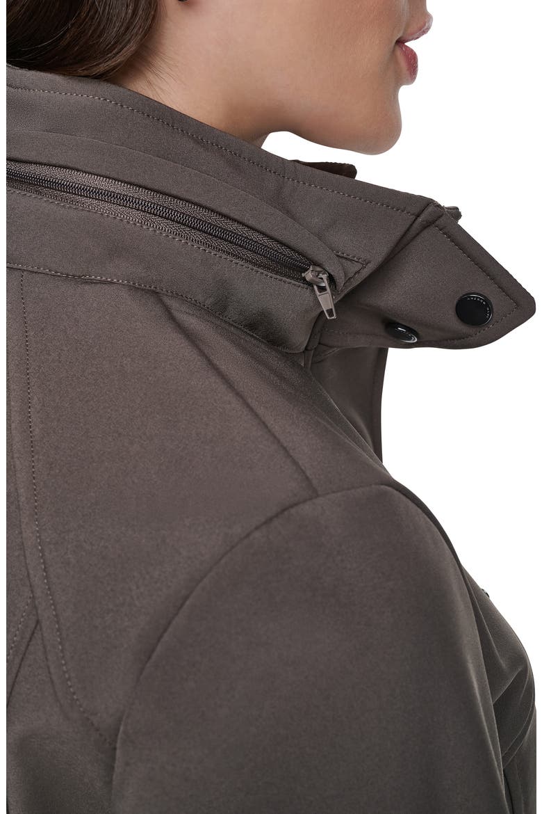 Tinsley Belted Softshell Trench Coat, Alternate, color, TRUFFLE