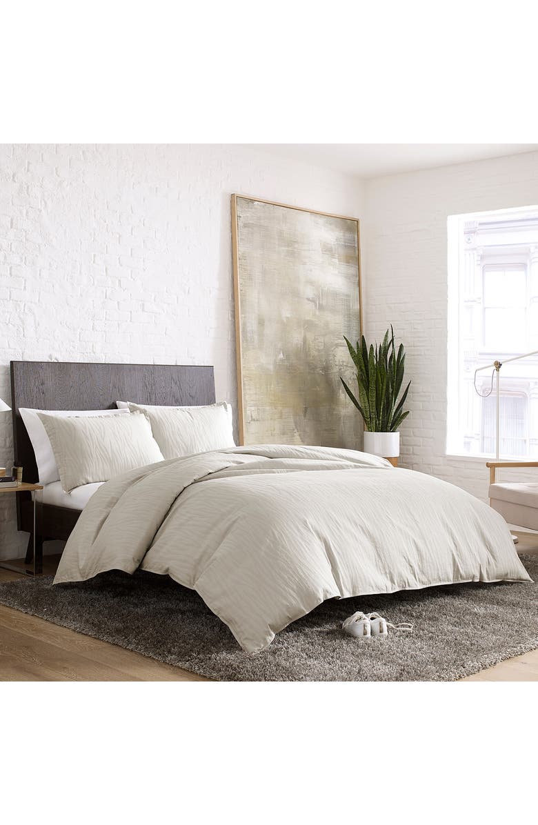 Kenneth Cole New York Lawrence Cotton Jacquard Full/Queen Duvet Set, Main, color,