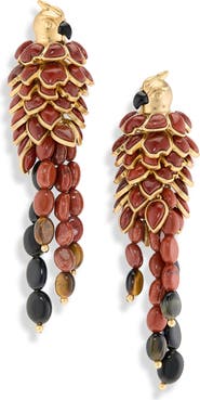 Zimmermann Plume Chandelier Earrings