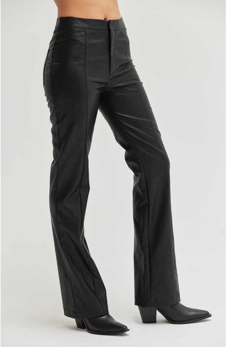 CRESCENT Faux Leather Straight Leg Pants, Alternate, color, 