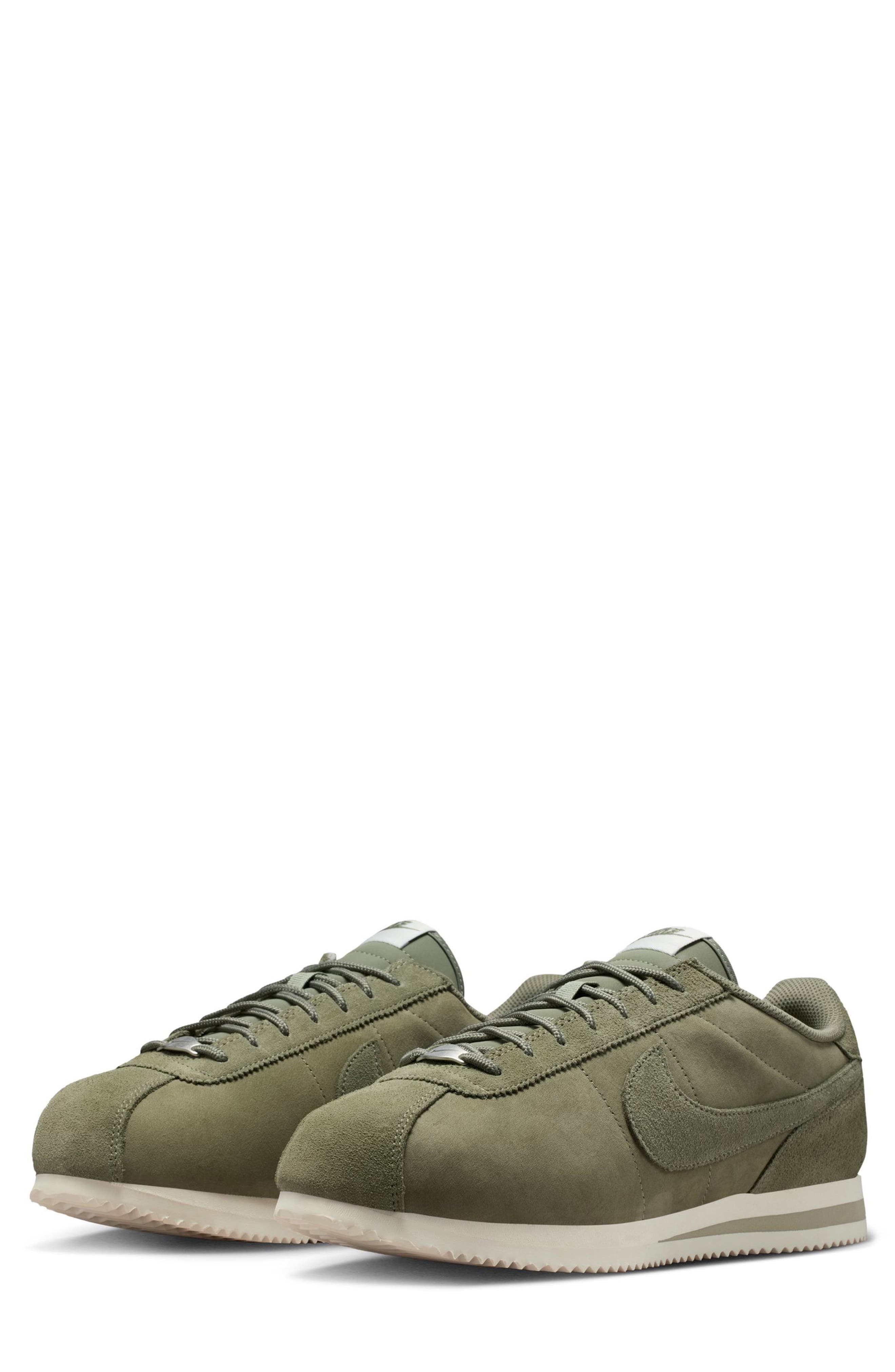 Nike Cortez Premium Sneaker, Main, color, 301 Slvrsg/Slvrsg