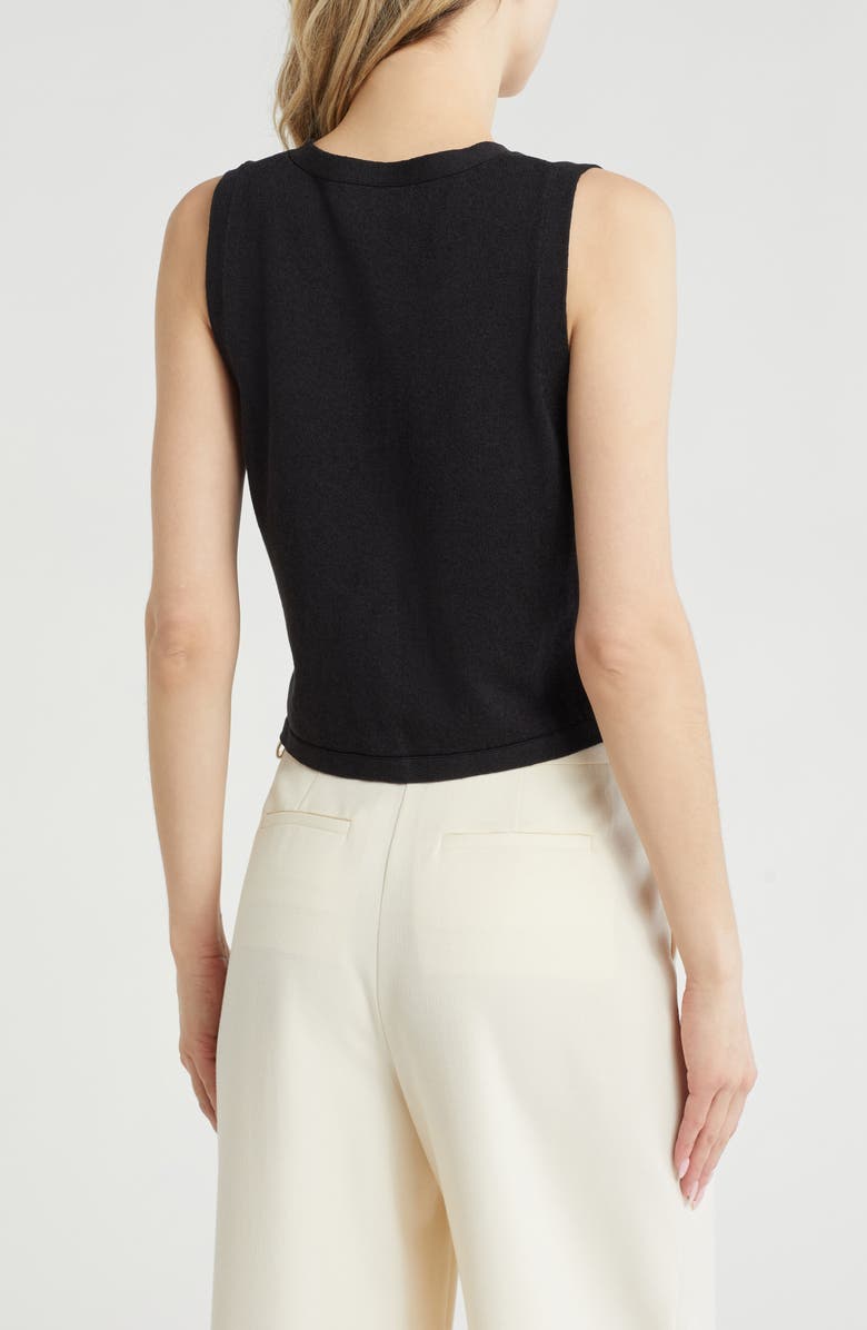 WAYF Knit Vest, Alternate, color, Black