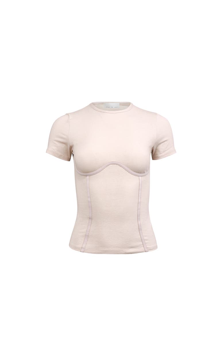 Fleur Du Mal Organic Cotton T-Shirt, Alternate, color, Tahini