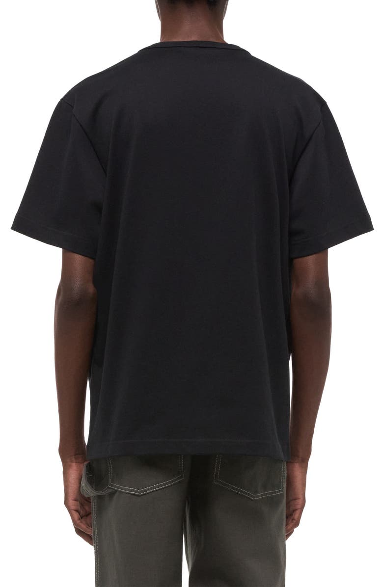 Helmut Lang Heavyweight Stencil Logo Graphic T-Shirt, Alternate, color, Black