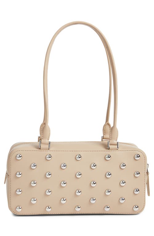 Veronica Beard Studded Boxy Leather Shoulder Bag