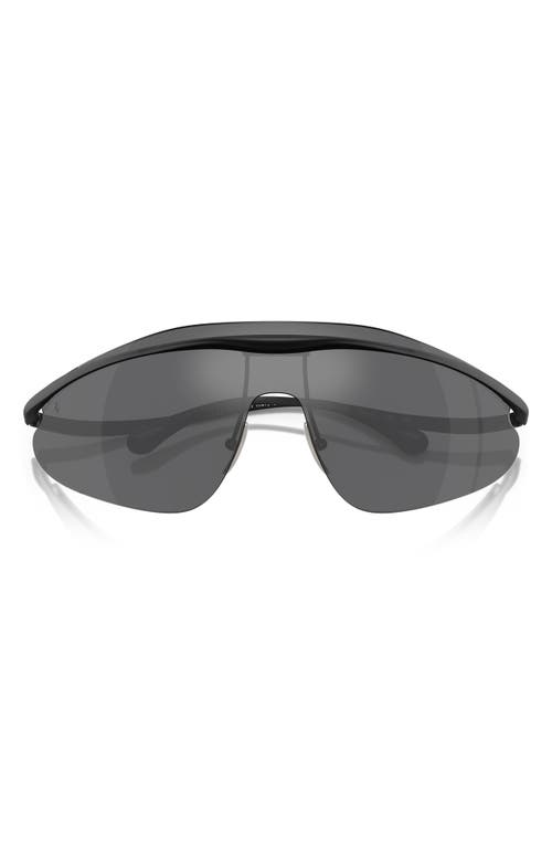 Scuderia Ferrari 140mm Mirrored Irregular Sunglasses In Gray