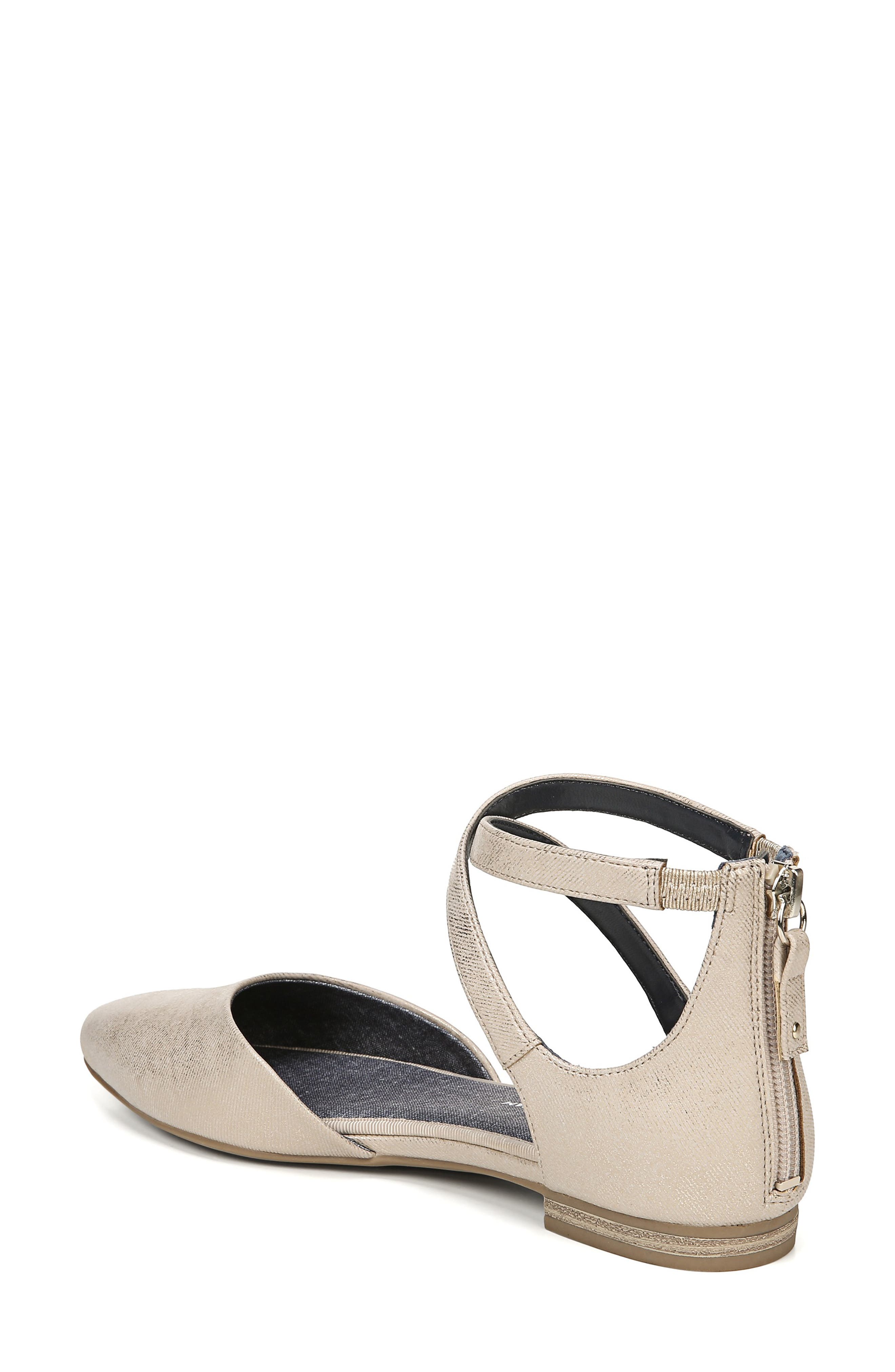 Adjustify Flat, Alternate, color, BEIGE FAUX LEATHER
