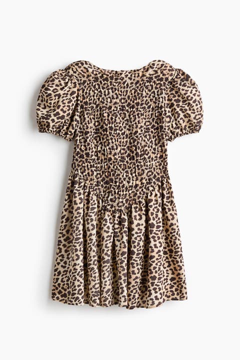 Smocked-bodice Dress