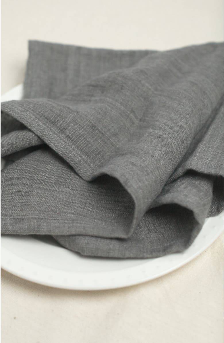 Creative Women Stone Washed Linen Napkins - Set of 4, Alternate, color, 