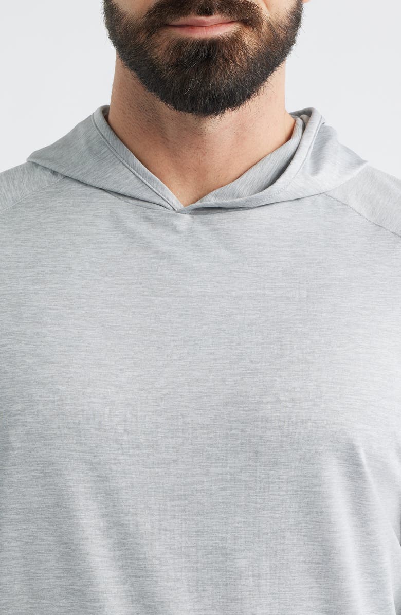 Peter Millar Crown Crafted Stealth Performance Hoodie, Alternate, color, Gale Grey